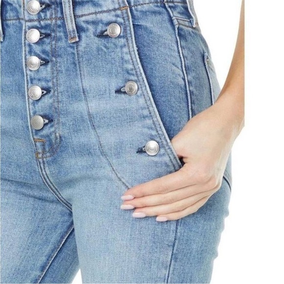 7 FOR ALL MANKIND
Portia Megaflare High-Rise Stretch-Cotton Jeans (J3) - Picture 2 of 7